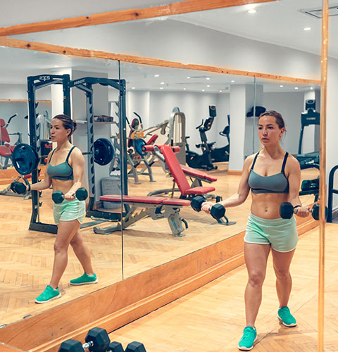 Fitnessstudio 